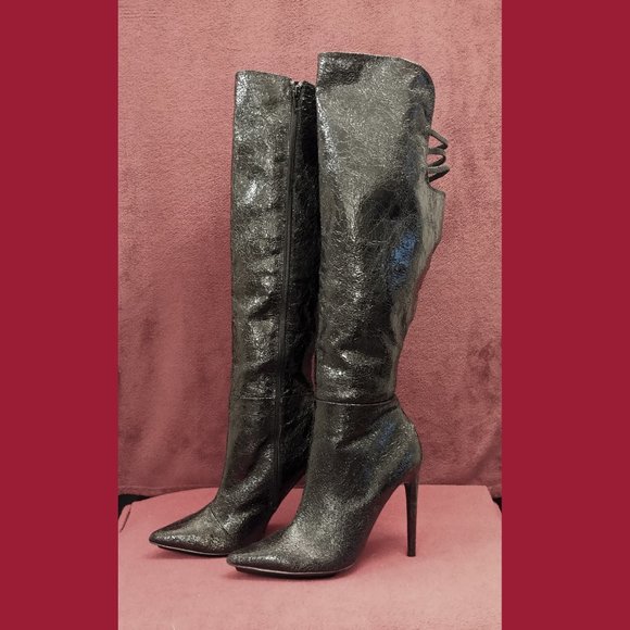 Izabella Rue Salena Black Boots - Picture 4 of 7